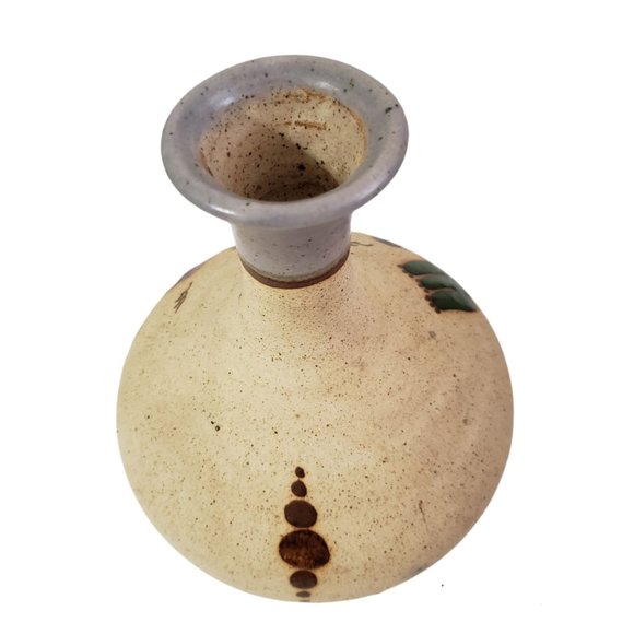 Tonala Pottery Vase Mother and Child Mexico Folk Art SIGNED - Picture 4 of 5